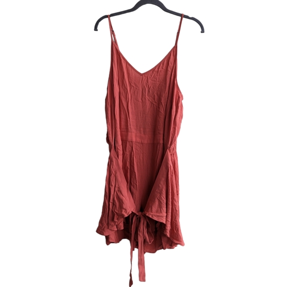 City Chic Playsuit Tropic Tie Short Romper Koi - Picture 4 of 6